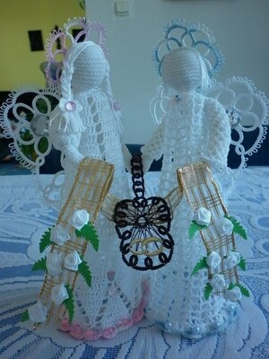 Novogodisnji Andjeli Heklanje Seme Christmas Decoration 71 